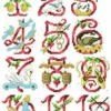 Twelve Days Of Christmas Ornaments - Cross Stitch Pattern
