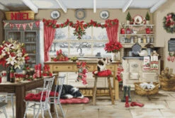 Christmas Farmhouse Kitchen - Cross Stitch Kit