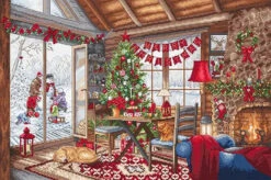 Christmas Cabin - Cross Stitch Kit
