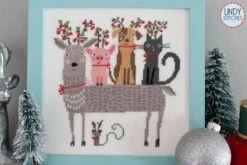 Reindeer Games - Christmas Cross Stitch Pattern