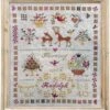 Flirting With Rudolph Sampler - Christmas Cross Stitch