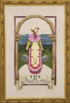 Eight Maids A Milking - 12 Days Of Christmas - Cross Stitch
