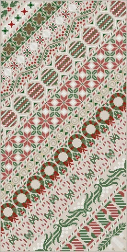 Twisted Christmas Sampler - Cross Stitch Pattern