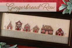 Gingerbread Row - Christmas Cross Stitch Pattern