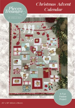 Christmas Advent Cal W/Buttons - Quilt Pattern