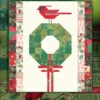 Cardinals Christmas Wreath - Quilt Pattern