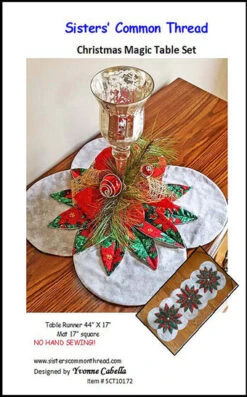 Cross Stitch Sales 18 Christmas Magic Table Set - Quilt Pattern
