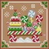 Gingerbread Christmas 2 - Cross Stitch Pattern