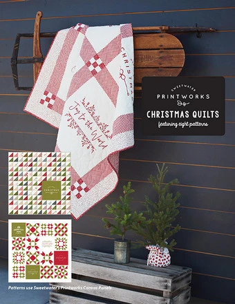 Printworks Christmas Quilts Black - Quilt Pattern 1 Printworks Christmas Quilts Black - Quilt Pattern