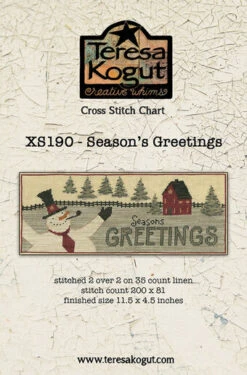 Season's Greetings - Christmas Cross Stitch Pattern
