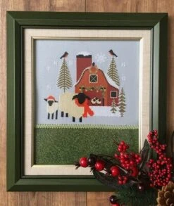 Christmas Barn - Christmas Cross Stitch Pattern